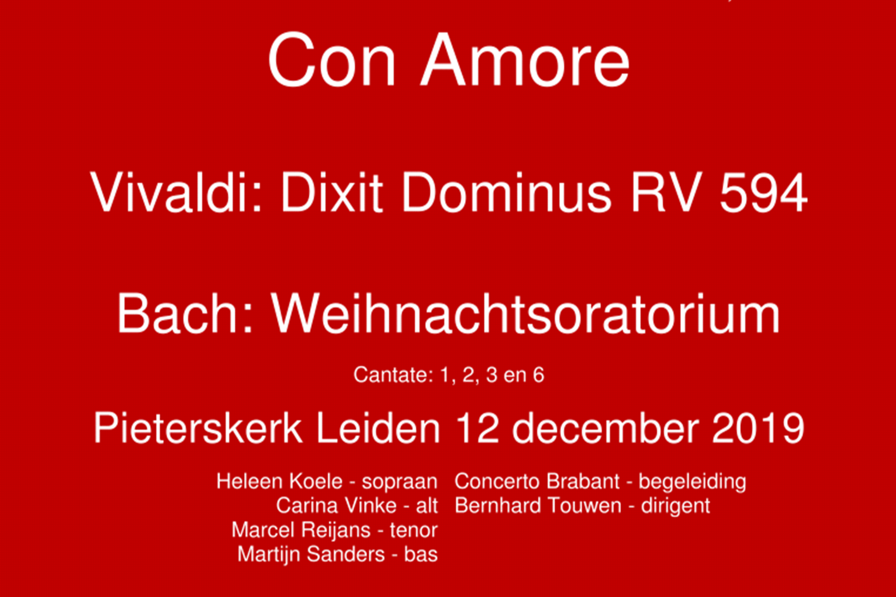 “Magnificat” en “Weihnachtsoratorium”